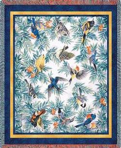 Songbirds Tapestry Throw