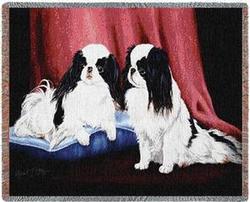 Japanese Chin Tapestry Throw