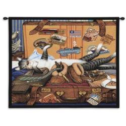 Mabel The Stowaway Tapestry Wall Hanging