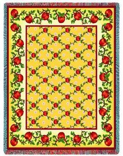 Apple Season Tapestry Throw