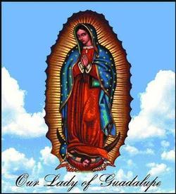Our Lady of Guadalupe Tapestry Throw