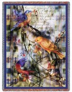 Joy's Sanctuary Tapestry Throw