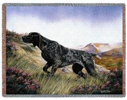 German Shorthaired Dog Tapestry Throw