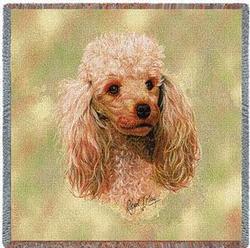 Poodle Lap Square Tapestry Throw
