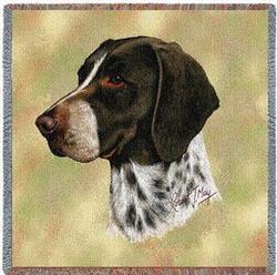 German Shorthaired Pointer Lap Tapestry Throw