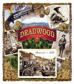 Deadwood, SD Tapesatry Throw