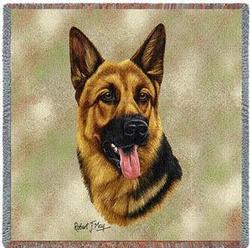 German Shepherd II Lap Tapestry Throw