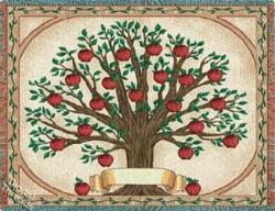 Family Tree Tapestry Throw