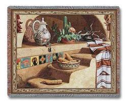 Adobe Dreams Tapestry Throw