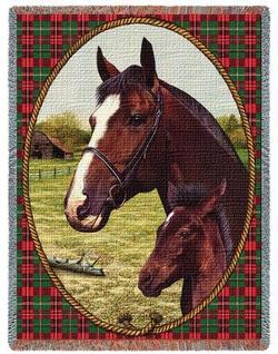 Cheval  Tapestry Throw