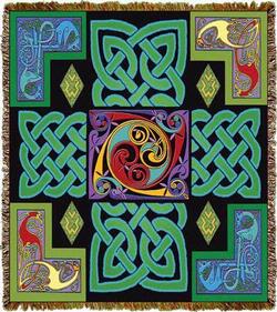 Celtic Spirit Tapestry Throw