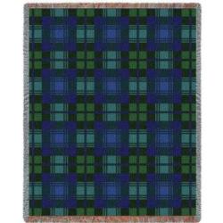 Plaid Black Watch Tartan Tapestry Throw