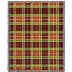 Plaid Woods Tartan Tapestry Throw