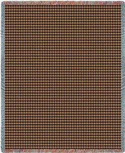 Houndstooth Terra Tapestry Throw