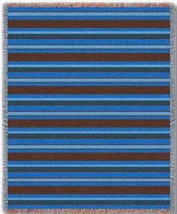 Marine Stripes Tapestry Throw