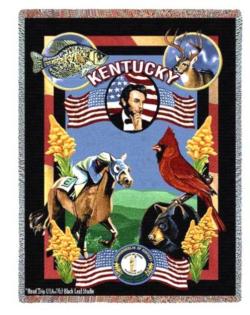 Kentucky State Tapestry Throw