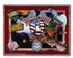 Connecticut State Tapestry Throw