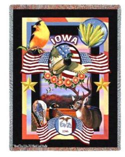 Iowa State Tapestry Throw