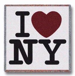 New York Tapestry Throw