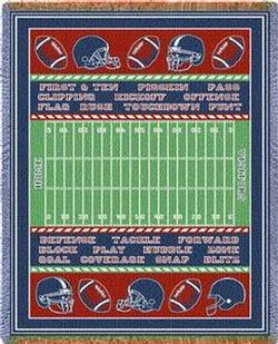 Football Throw Blankets