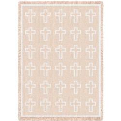 Natural Cross 100% Cotton Blanket