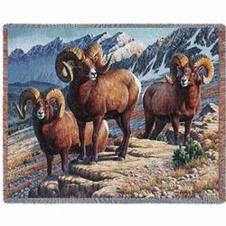 Mountain Monarchs Tapestry Throw