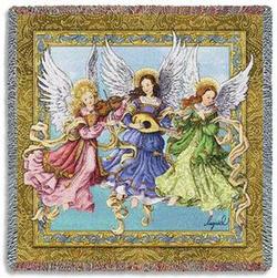 Angelic Trio Tapestry Throw