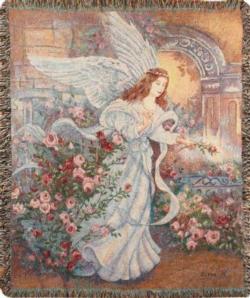  Angel of Love Tapestry Throw