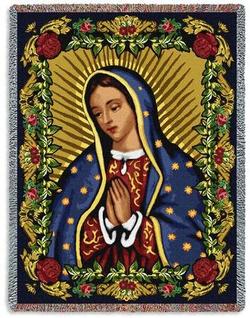 Our Lady of Guadalupe II Tapestry Throw