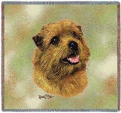 Norfolk Terrier Tapestry Throw