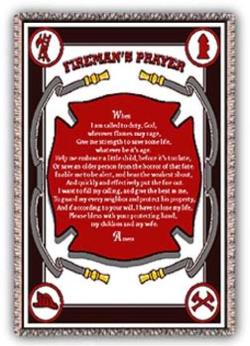 Fireman's Prayer Throw Blanket
