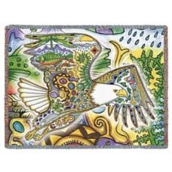 Bald Eagle Tapestry Throw