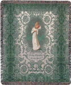 Willow Tree Angel Thinking of You Tapestry Throw