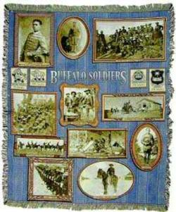  Buffalo Soldiers Tapestry Throw Blanket
