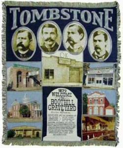 Tombstone Tapestry Throw
