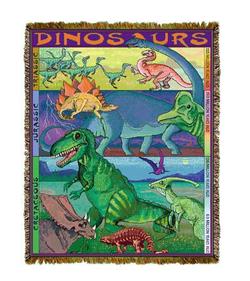 Dinosaurs Tapestry Throw