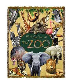 Zoo Tapestry Throw