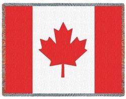 Canada Flag Throw Blanket