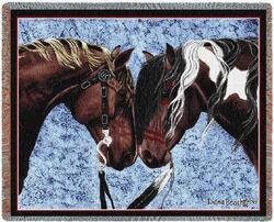 Warriors Truce Tapestry Throw