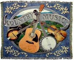 Country Music Tapestry Throw