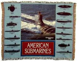 Submarine History Tapestry Throw