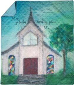Let Us Go To His Dwelling Psalm 132:7 Quilt Blanket