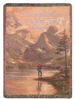 Almost Heaven, Matthew 4:19 Tapestry Throw