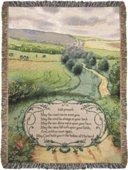 Irish Proverb Tapestry Throw