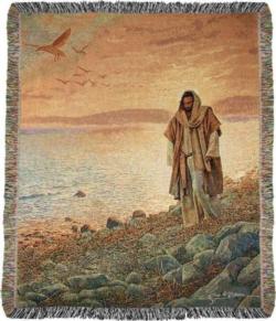 In The World But Not Of The World Tapestry Throw