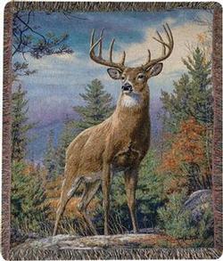 Standing Proud Tapestry Throw