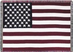  U.S.A. Flag Throw Blanket