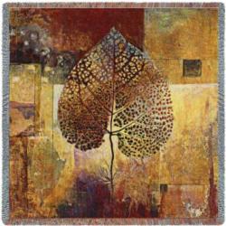 Abstract Autumn Tapestry Throw