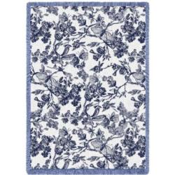 Amelias Garden Navy Blanket