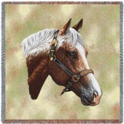 Appaloosa Horse Tapestry Throw